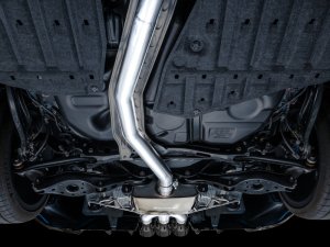 Honda Civic Type R Performance Exhaust - AWE Tuning - Cat Back Touring - Triple Diamond Black - `23-`27